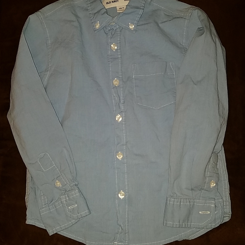 Boy button down shirt